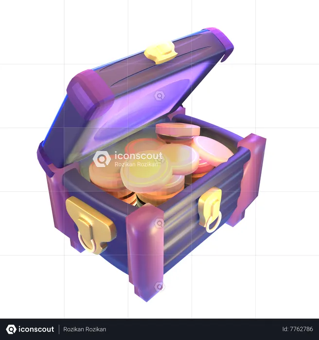 Treasure Chest  3D Icon