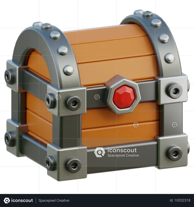 Treasure Chest  3D Icon