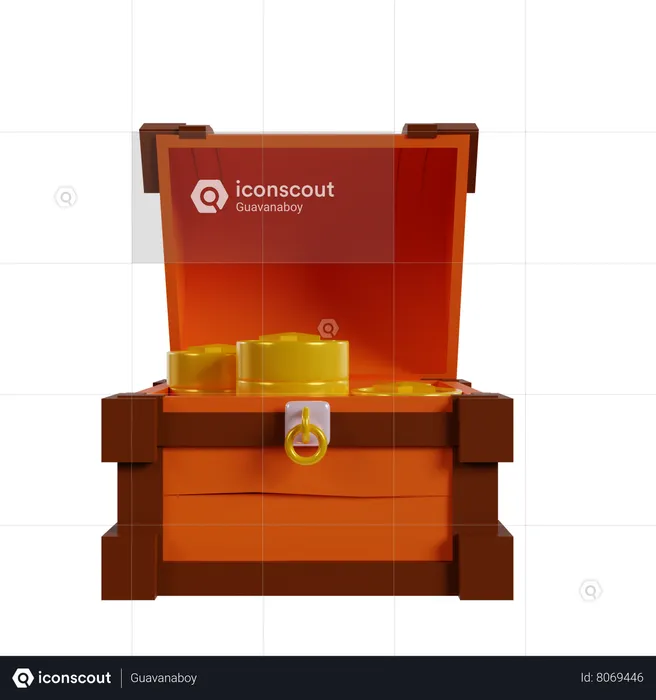 Treasure Chest  3D Icon