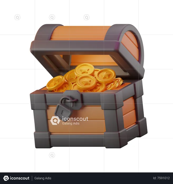 Treasure Chest  3D Icon