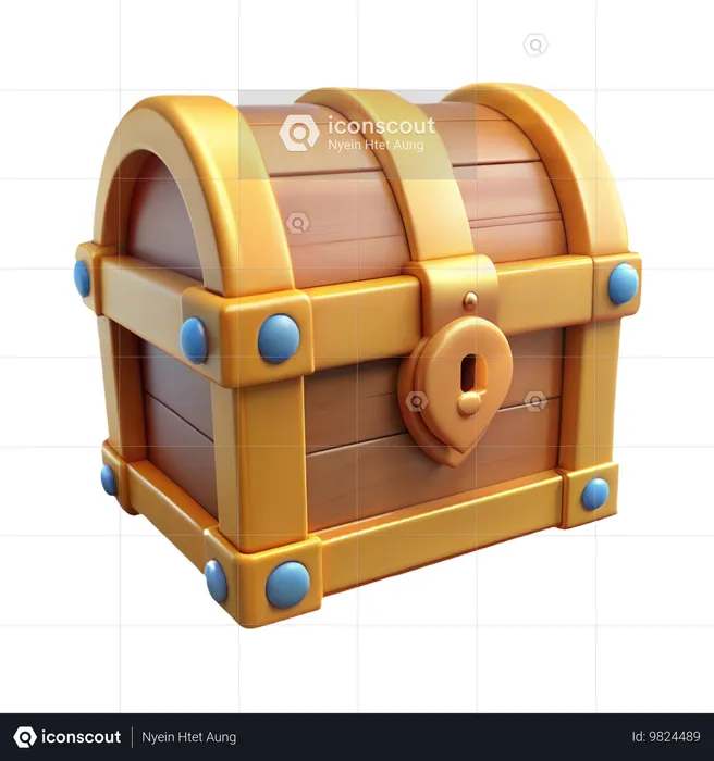 Treasure Chest  3D Icon