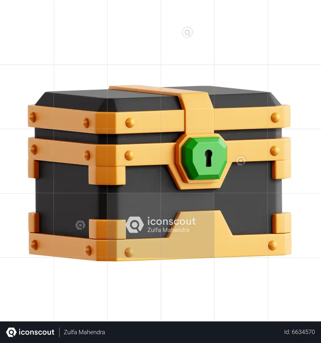 Treasure Chest  3D Icon