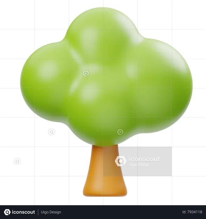 Tree 2  3D Icon