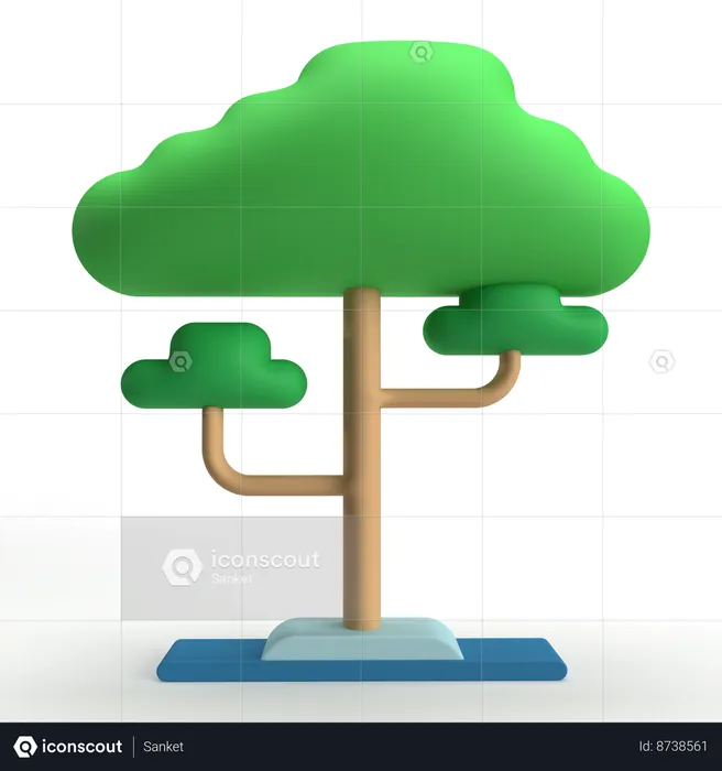 Tree  3D Icon