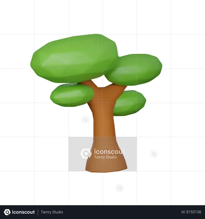 Tree  3D Icon