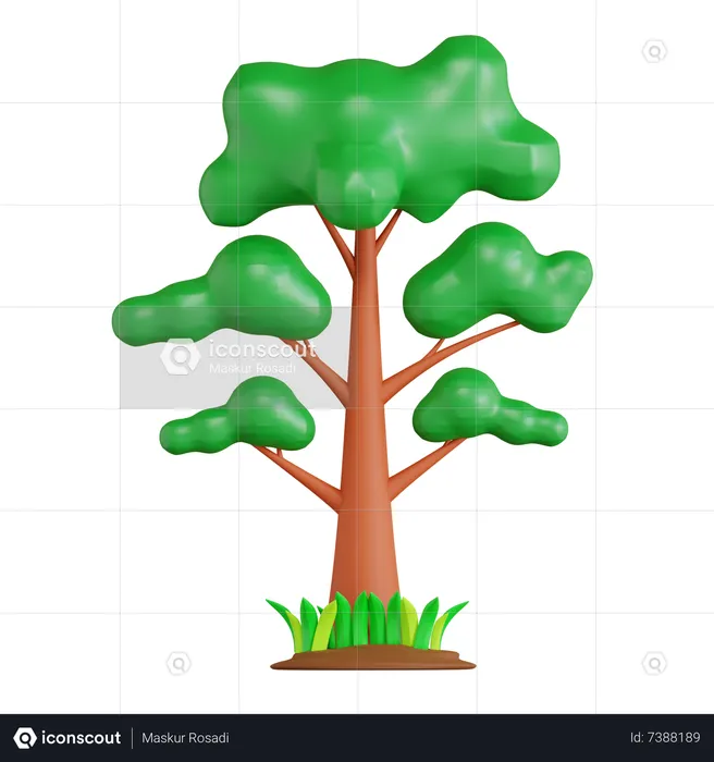 Tree  3D Icon