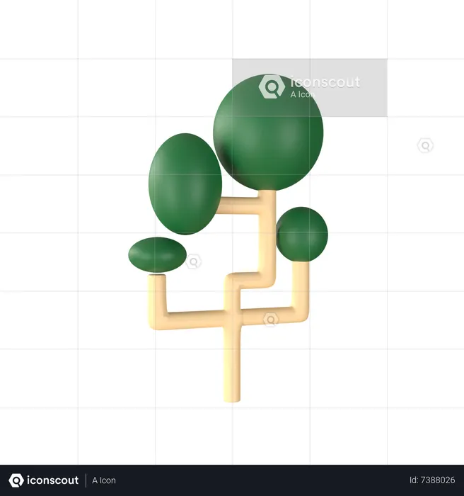 Tree  3D Icon