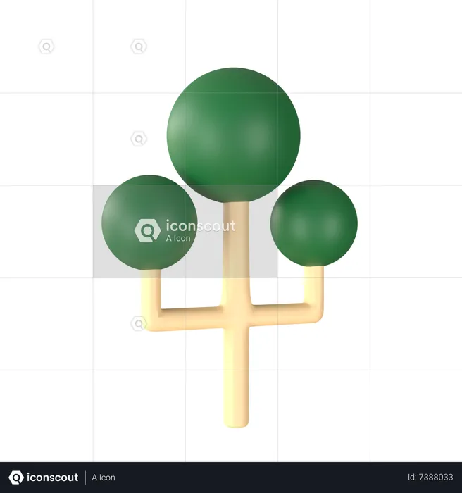 Tree  3D Icon