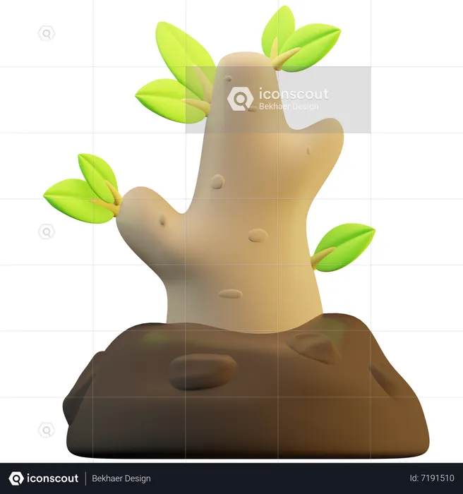 Tree Buds  3D Icon