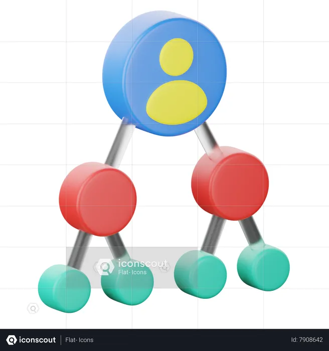 Tree Map  3D Icon