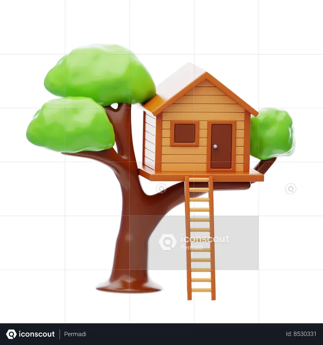 Treehouse  3D Icon