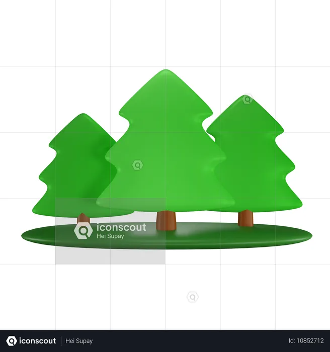 Trees  3D Icon