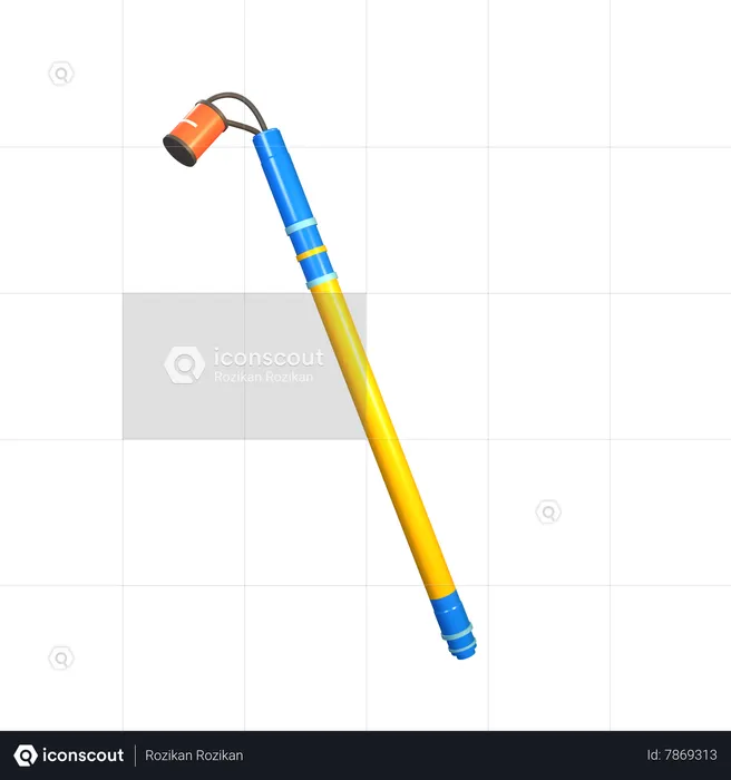 Trekking Pole  3D Icon