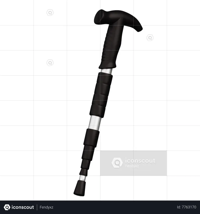 Trekking Pole  3D Icon