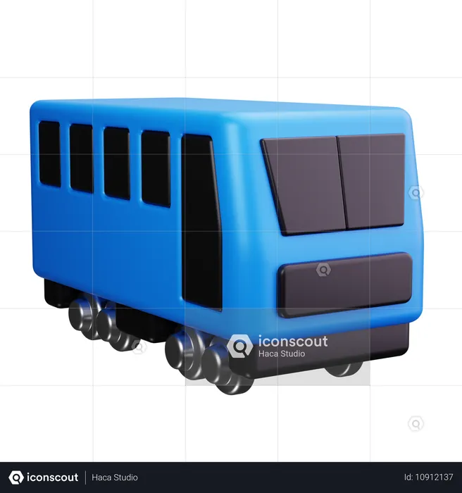 Tren  3D Icon