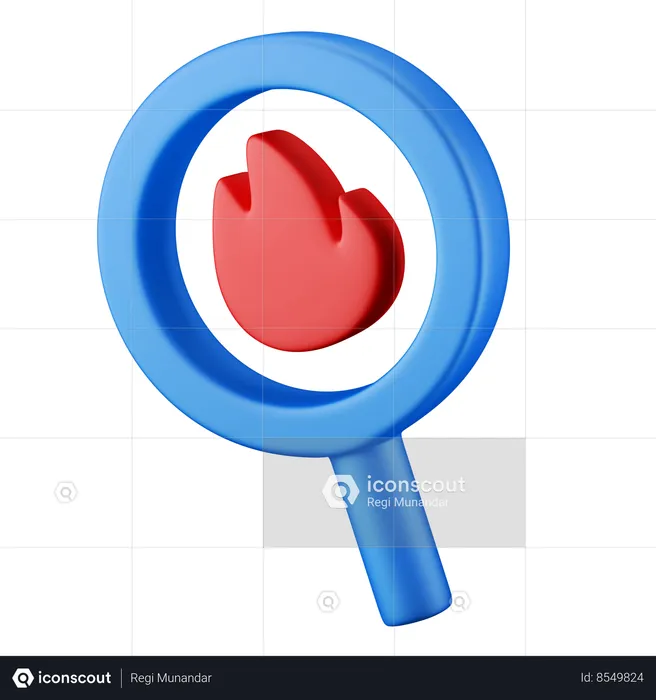 Trending Search  3D Icon