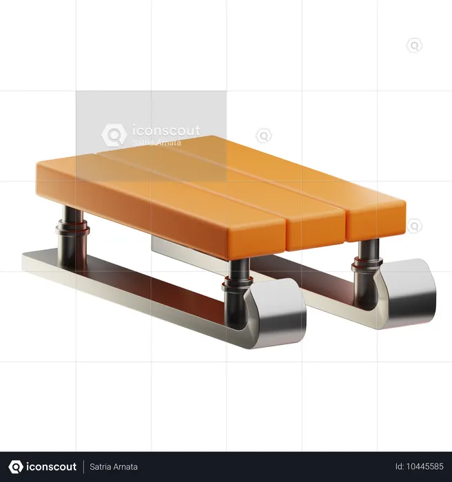 Trenó  3D Icon