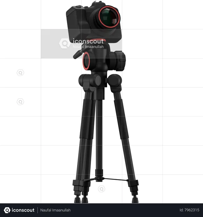 Caméra sur trépied  3D Icon