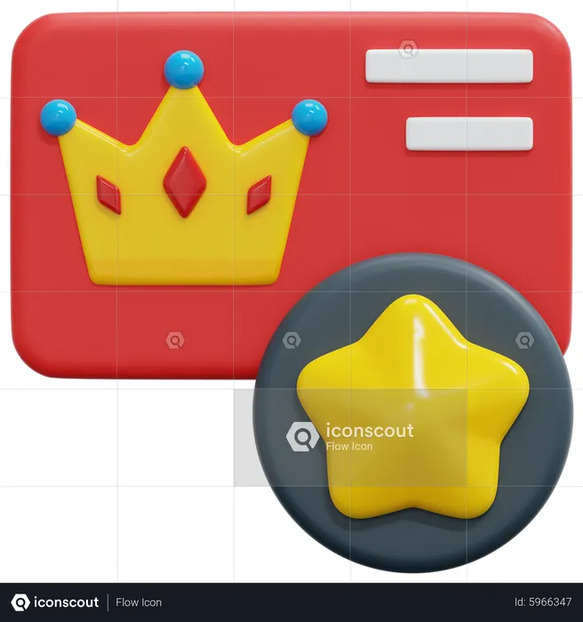 Kundenkarte  3D Icon
