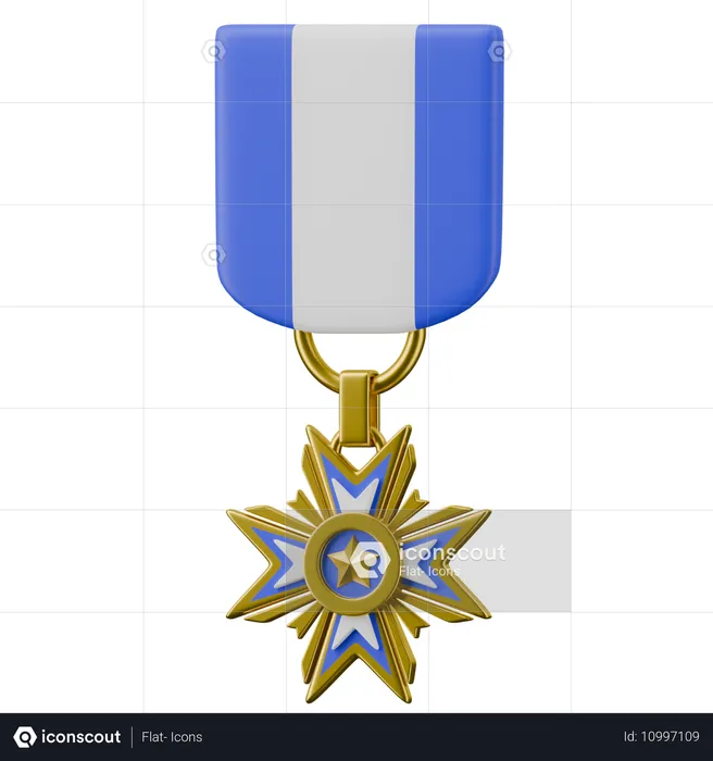 Treuemedaille  3D Icon