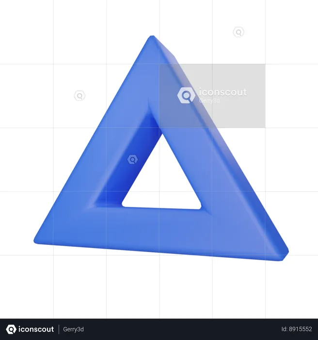 Triangle  3D Icon