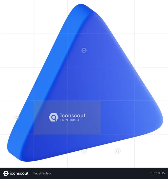 Triangle  3D Icon