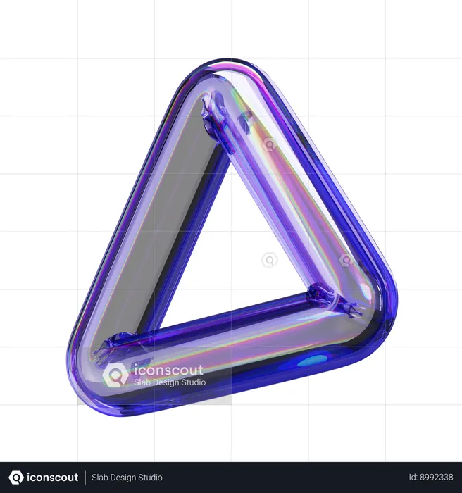 Triangle  3D Icon