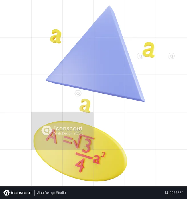 Triangle Formula  3D Icon