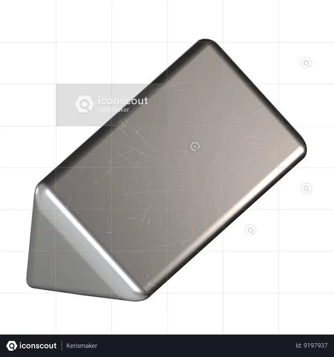 Triangle Metal  3D Icon