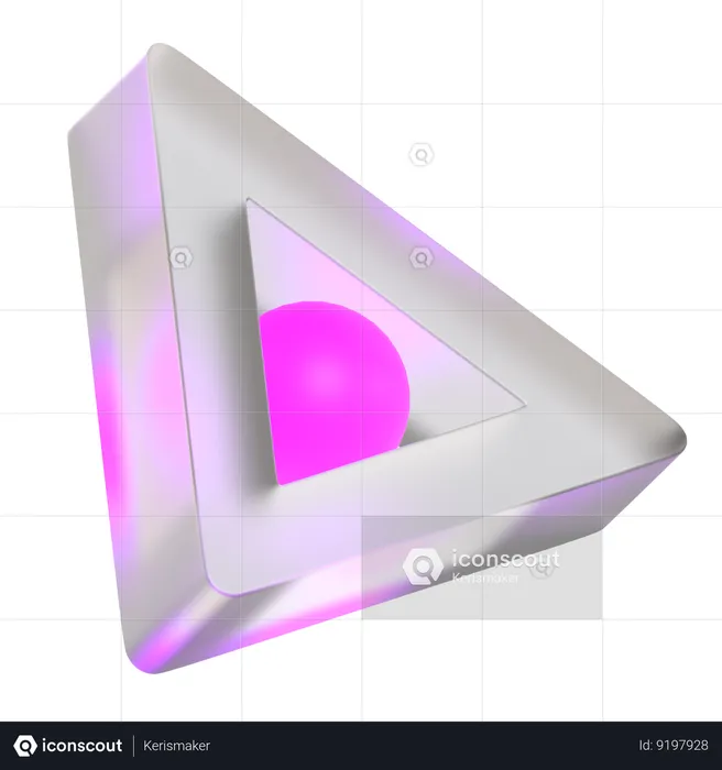 Triangle Morphic  3D Icon