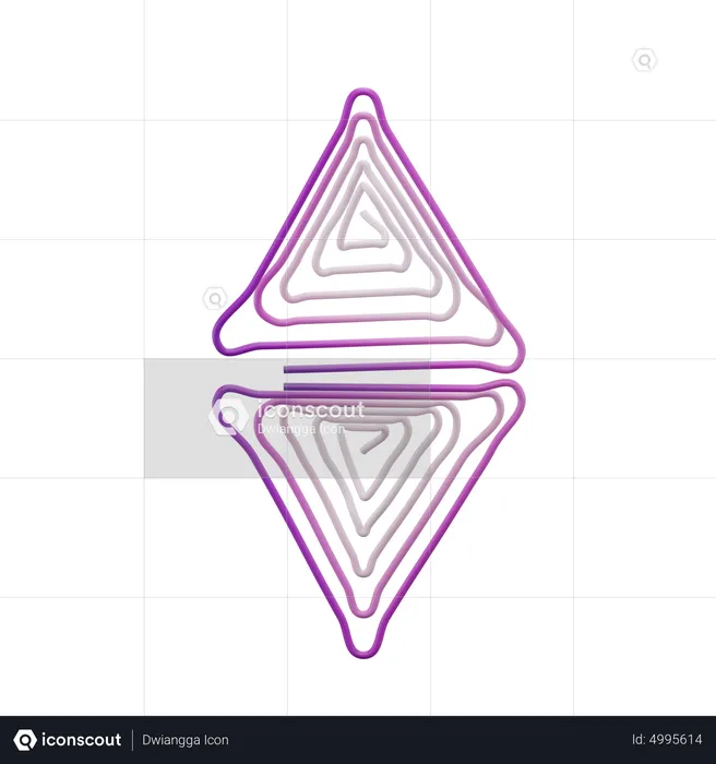 Triangle Shape  3D Icon