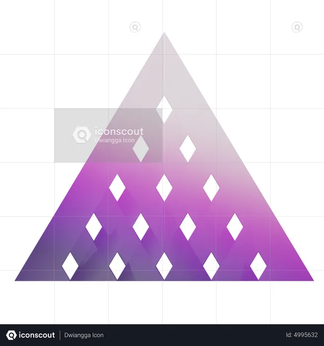 Triangle Shape  3D Icon