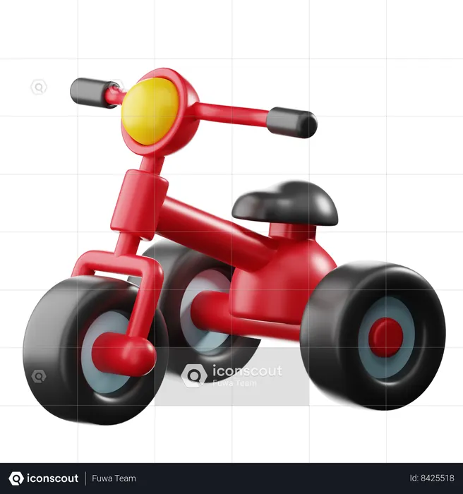 Tricycle  3D Icon