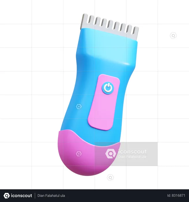 Trimmer  3D Icon