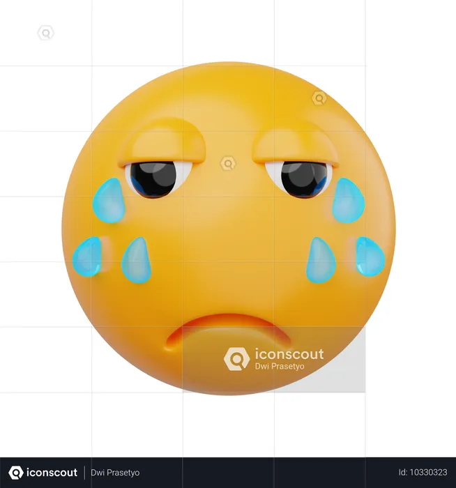 Triste Emoji 3D Icon