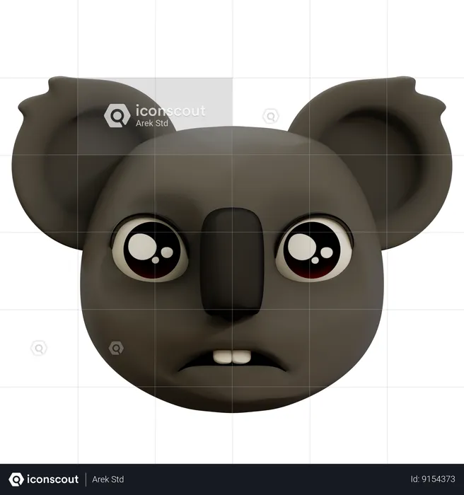 Emoji koala triste Emoji 3D Icon