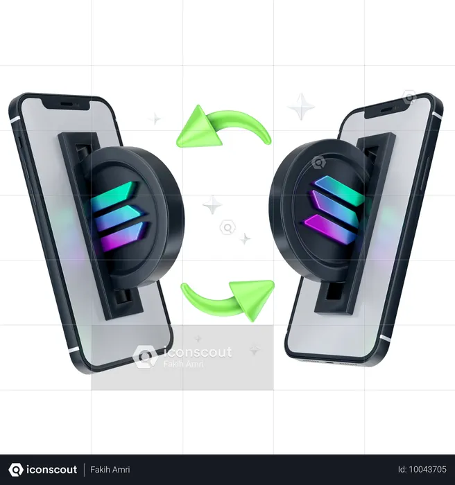 Troca de solana online  3D Icon
