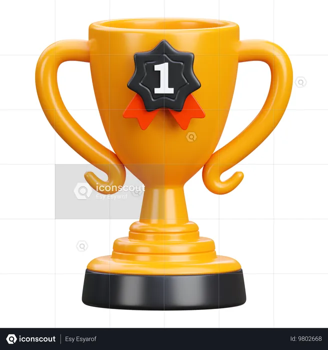 Trofeo  3D Icon