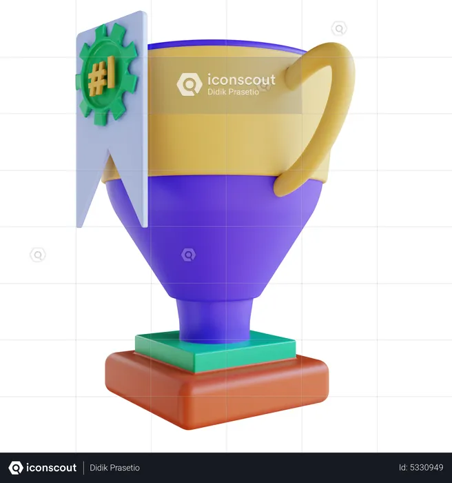 Trofeo  3D Icon