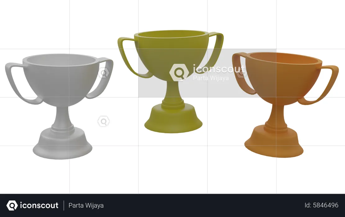 Trofeo  3D Icon