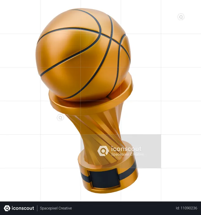 Trofeo de baloncesto  3D Icon