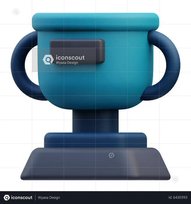 Trofeo de negocios  3D Icon