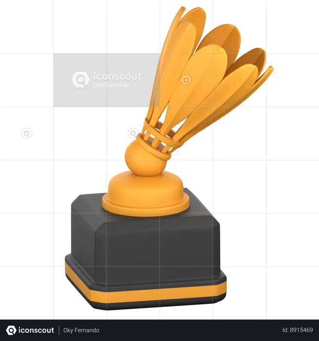 Trofeo de volante  3D Icon