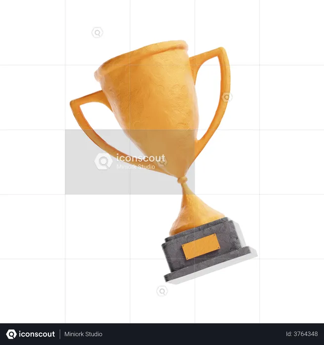 Troféu Logo 3D Logo