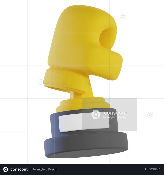 Troféu de boxe  3D Icon