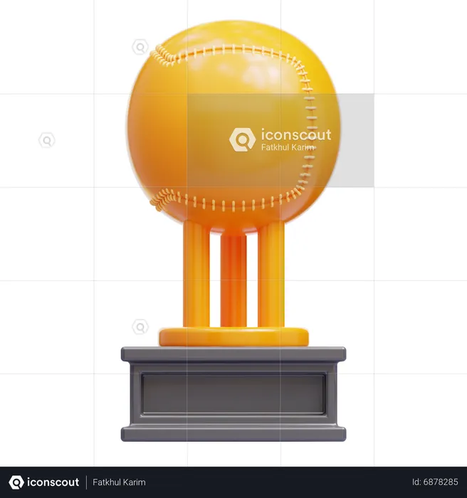 Troféu de beisebol  3D Icon