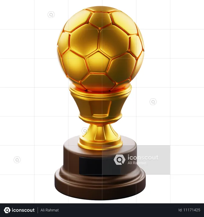 Troféu de futebol  3D Icon