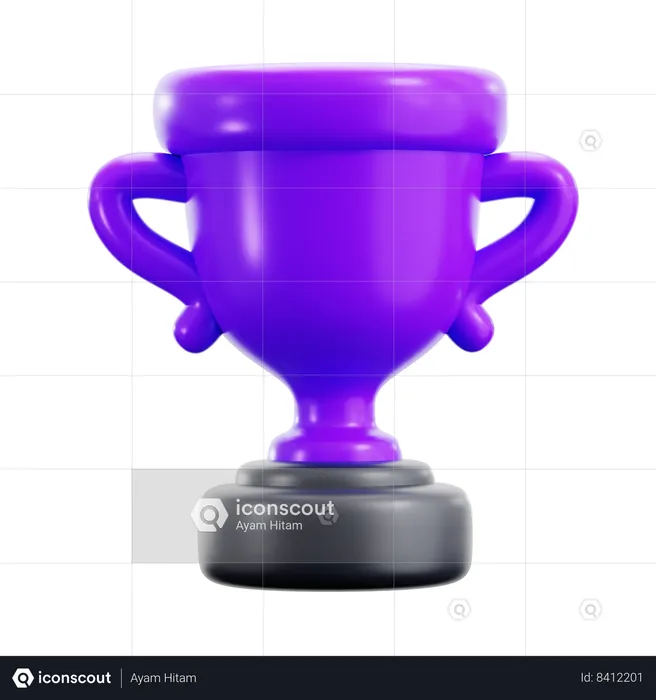 Troféu de educação  3D Icon