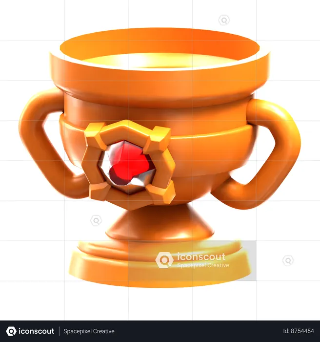 Troféu de jogo  3D Icon