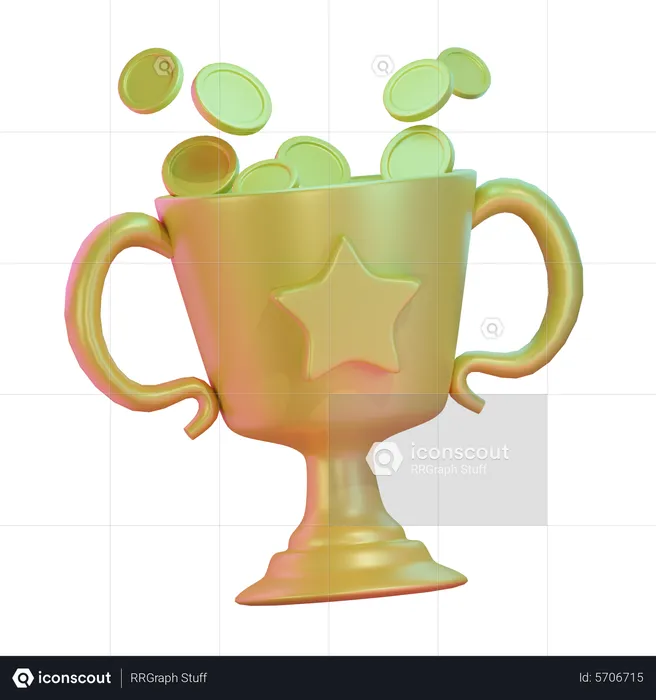 Troféu de jogo  3D Icon